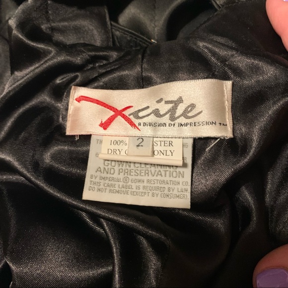 Xcite Prom - Prom Dress - Black - Sz: 2 - Picture 16 of 16
